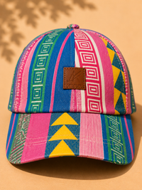 Nomad Tribal Geometric Unisex Cotton Cap
