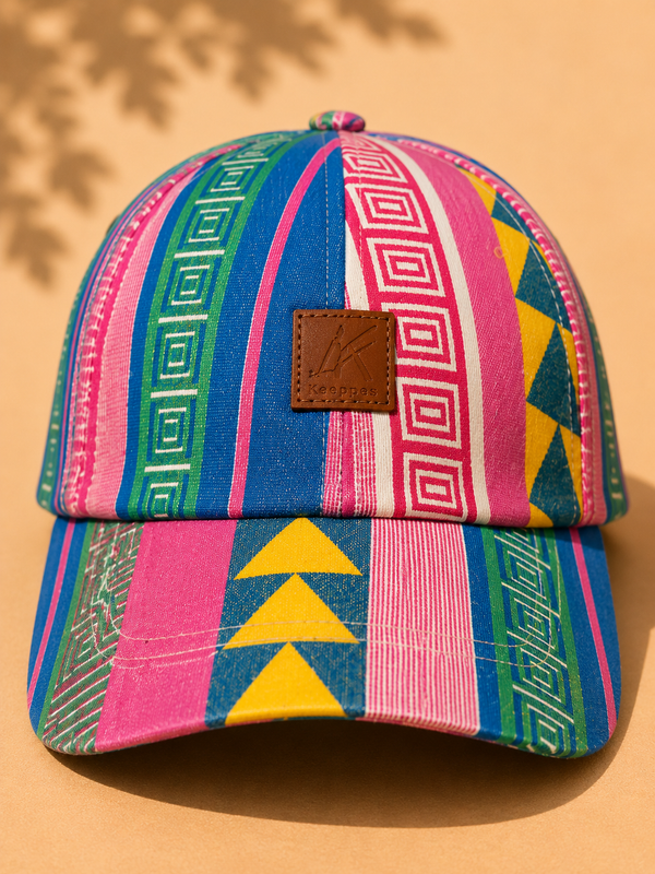 Nomad Tribal Geometric Unisex Cotton Cap
