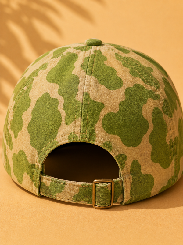 AK Designs Camo Printed Cotton Baseball Cap