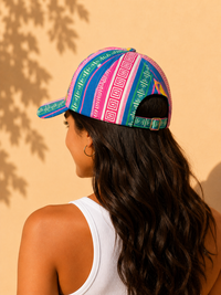 Nomad Tribal Geometric Unisex Cotton Cap