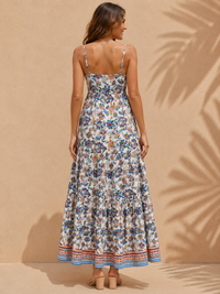 Sun-Drenched Meadow Tiered Maxi Dress