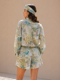 Gilded Vineyard Cotton Short & Shirt Co-ord Set