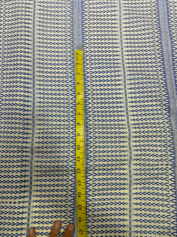 Premium Traditional Geometric Cotton Lurex Fabric