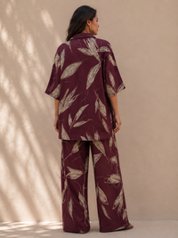 Desert Blossom Plus-Size Tiered Co-ord Set
