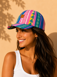 Nomad Tribal Geometric Unisex Cotton Cap