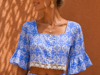 Santorini Sky Porcelain Maxi Co-ord Set