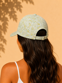 Ditsy Meadow Floral Unisex Cotton Cap