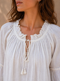 Cloud-Soft Tiered Babydoll Mini Dress